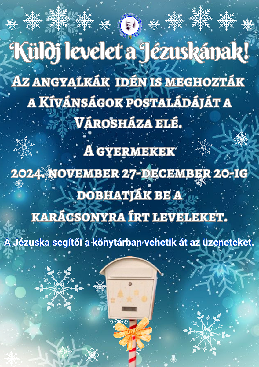 Küldj levelet a Jézuskának!