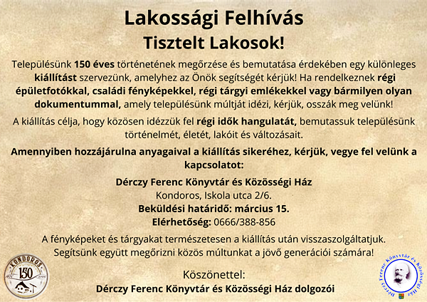 Lakossági Felhívás