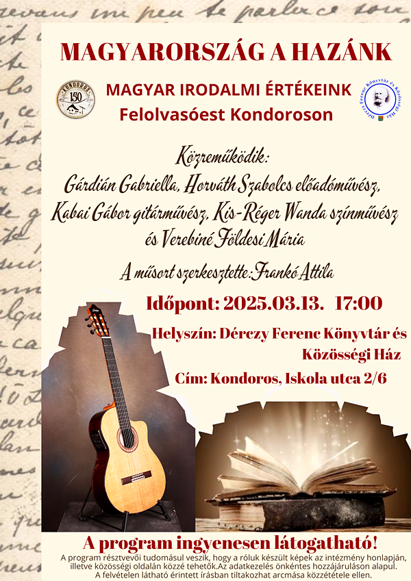 Felolvasó est plakát